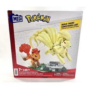 Mega Construx Pokemon Vulpix Ninetales Evolution Set - New Sealed
